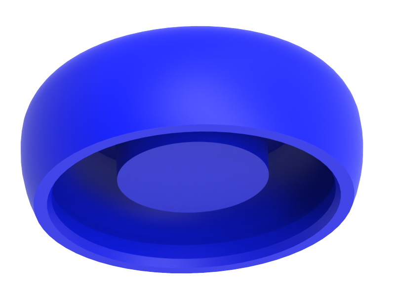 Long-Click® Blue Replacement Male Retainers (4 Pack)