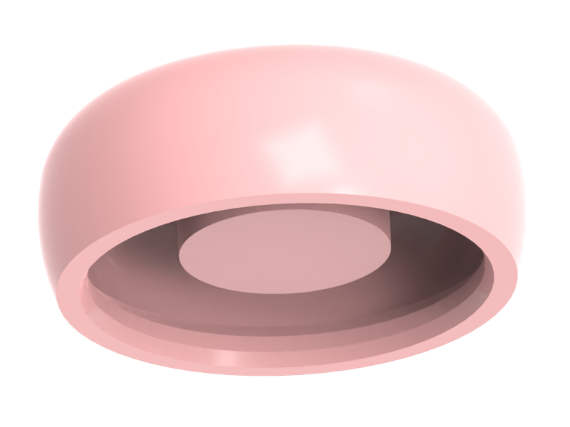 Long-Click® Pink Replacement Male Retainers (4 Pack)